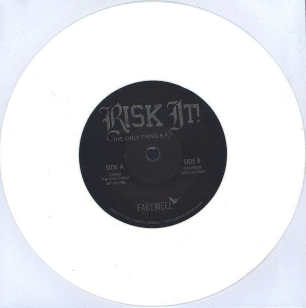 Risk It! : The Only Thing (7", EP, RP, Whi)