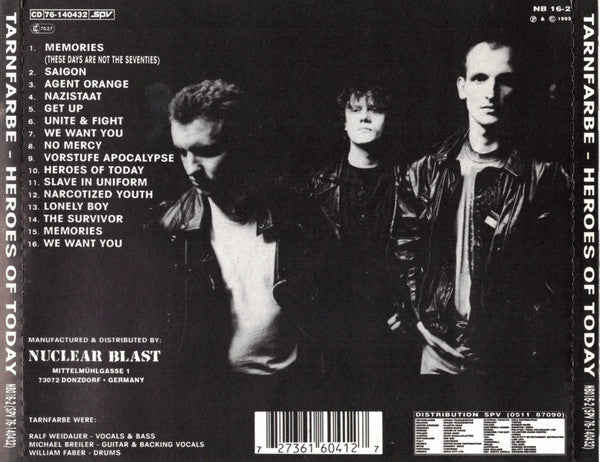 Tarnfarbe : Heroes Of Today (CD, Album, RE)