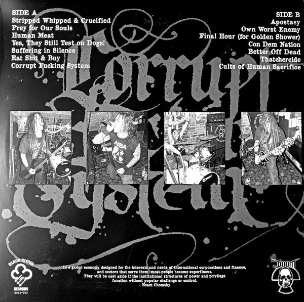 Doom (2) : Corrupt Fucking System (LP, Album)