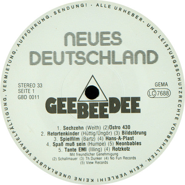 Various : Neues Deutschland (LP, Comp)