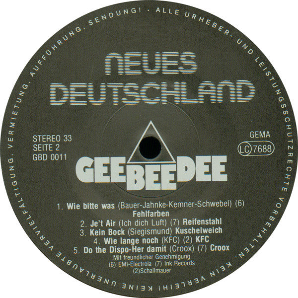 Various : Neues Deutschland (LP, Comp)