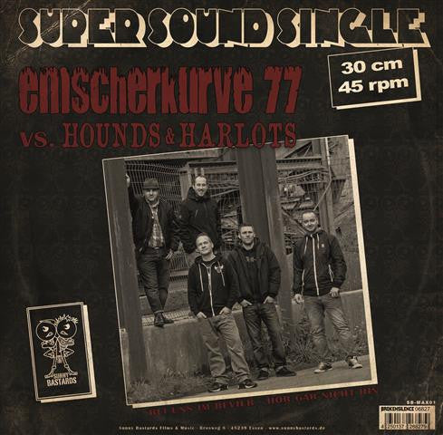 Emscherkurve 77 Vs. Hounds & Harlots : Emscherkurve 77 Vs. Hounds & Harlots (12", Maxi)