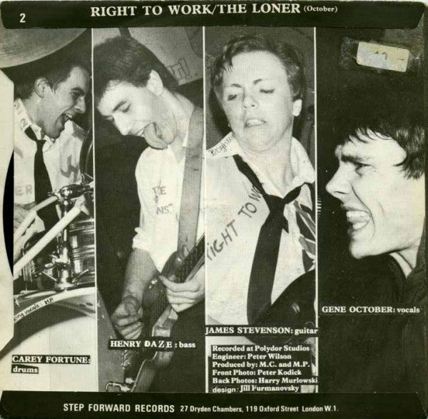 Chelsea (2) : Right To Work (7", Single)