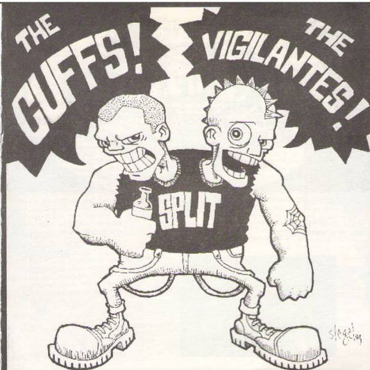 The Cuffs / The Vigilantes (2) : Cut Throat / Another Stranger (7", EP, Cle)