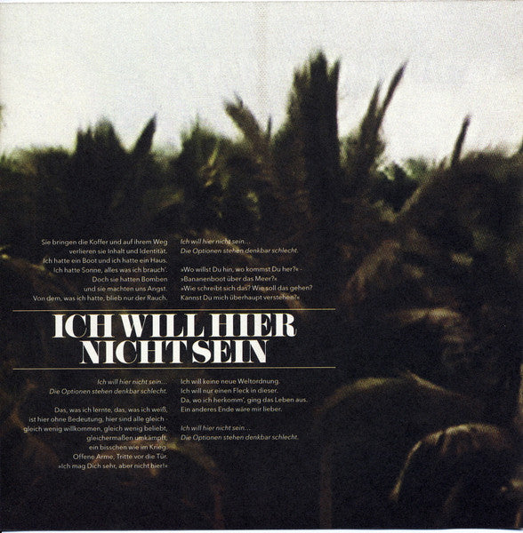Broilers : Ich Will Hier Nicht Sein (7", Single, Ltd, Num)