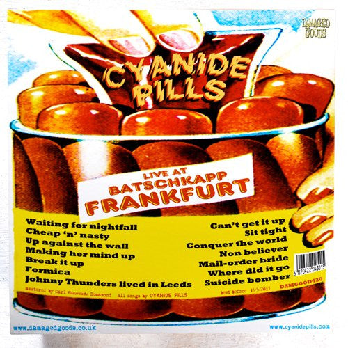 Cyanide Pills : Live 'N' Nasty In Frankfurt (10", MiniAlbum, Gre)