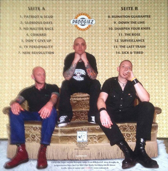 Droogiez : Glorious Days (LP, Album, Ltd, Ora)