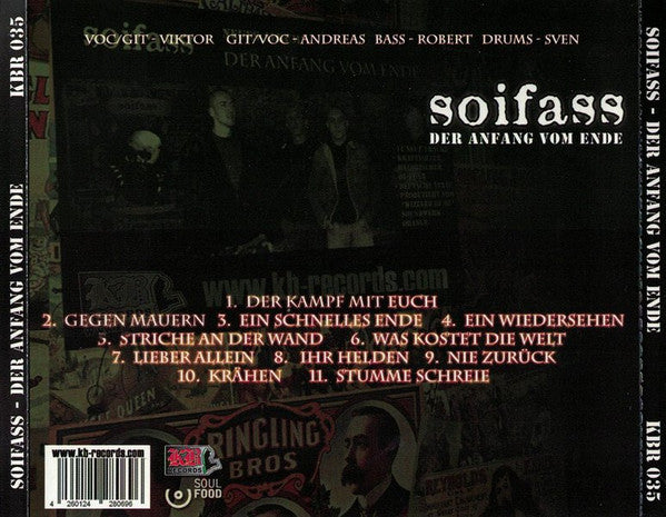 Soifass : Der Anfang Vom Ende (CD, Album, RE)