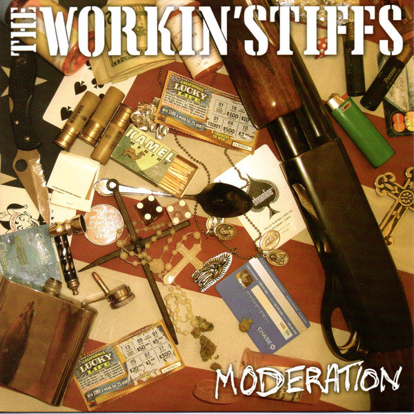 The Workin' Stiffs* : Moderation (7", Ltd, Gol)