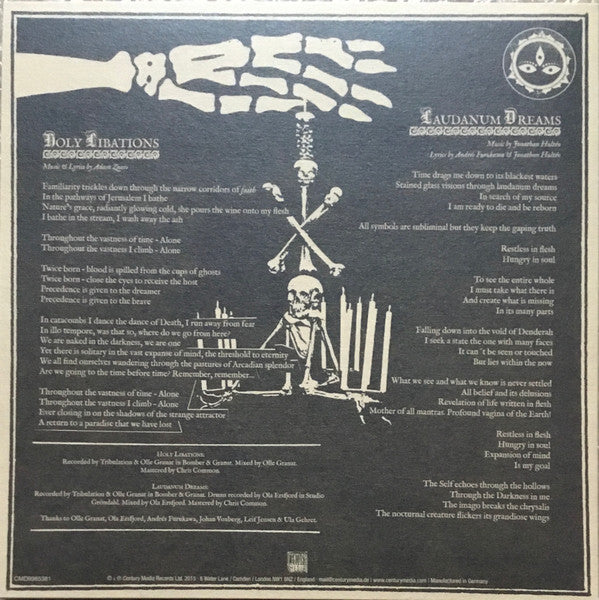 Tribulation (3) : The Death & Rebirth Of... (7", Ltd, Gol)