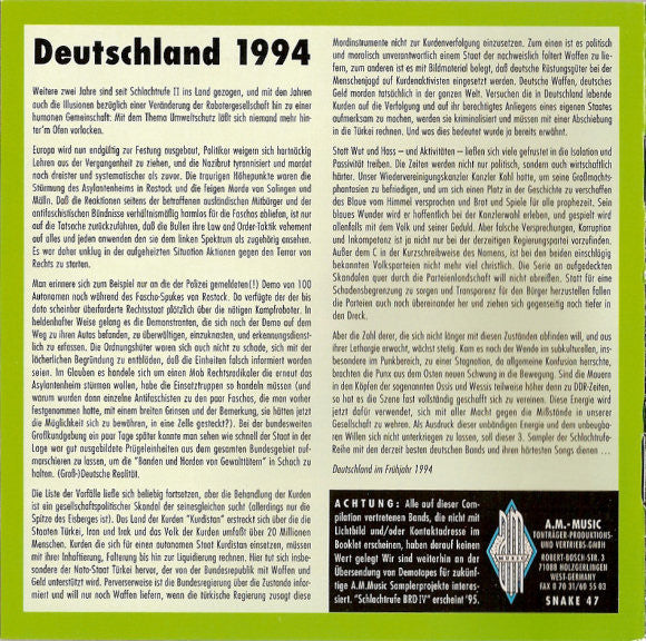 Various : Schlachtrufe BRD III (CD, Comp)