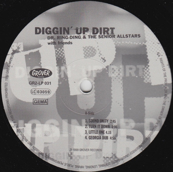 Dr. Ring-Ding & The Senior Allstars : Diggin' Up Dirt (The Version Album '95-'99) (2xLP, Album)