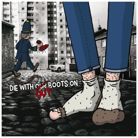 Grade 2 / Saints & Sinners (5) : Die With Out Boots On (7", EP, Ltd, Blu)