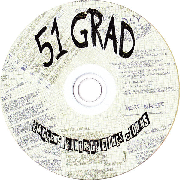 51 Grad : Tagebucheinträge Eines Clowns (CD, Album)