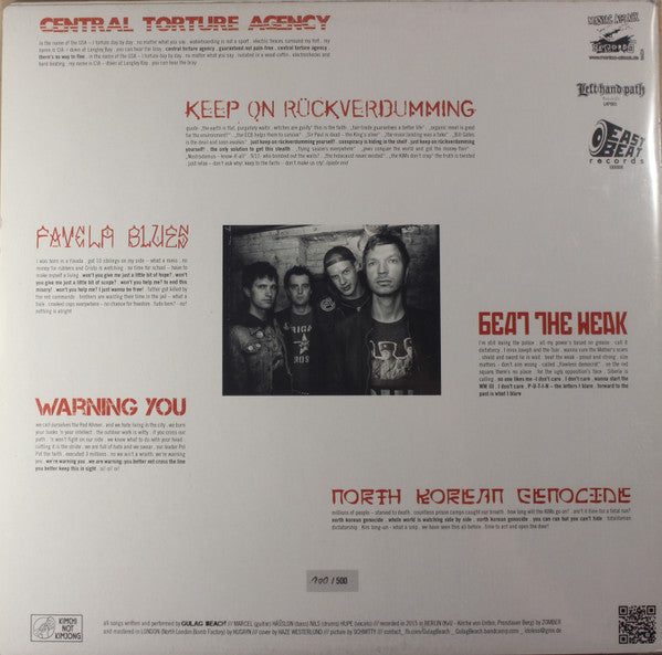 Gulag Beach : Favela Blues (12", MiniAlbum, Ltd, Num, Gre)
