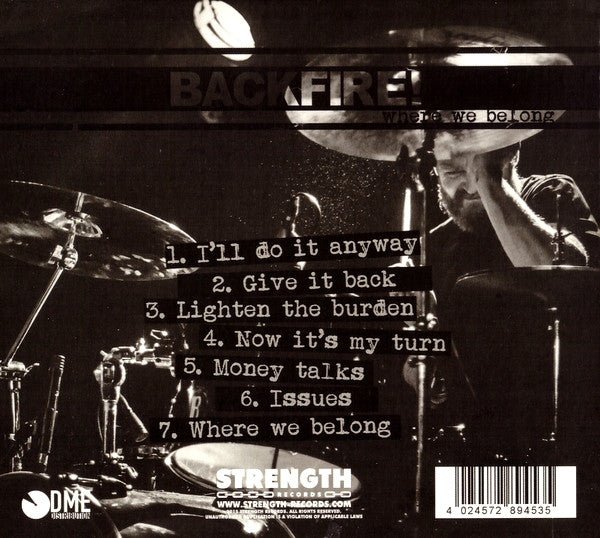 Backfire! : Where We Belong (CD, MiniAlbum)