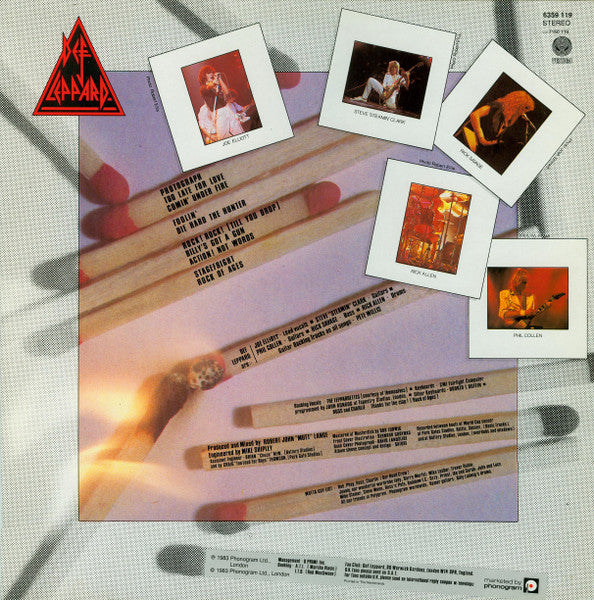 Def Leppard : Pyromania (LP, Album)