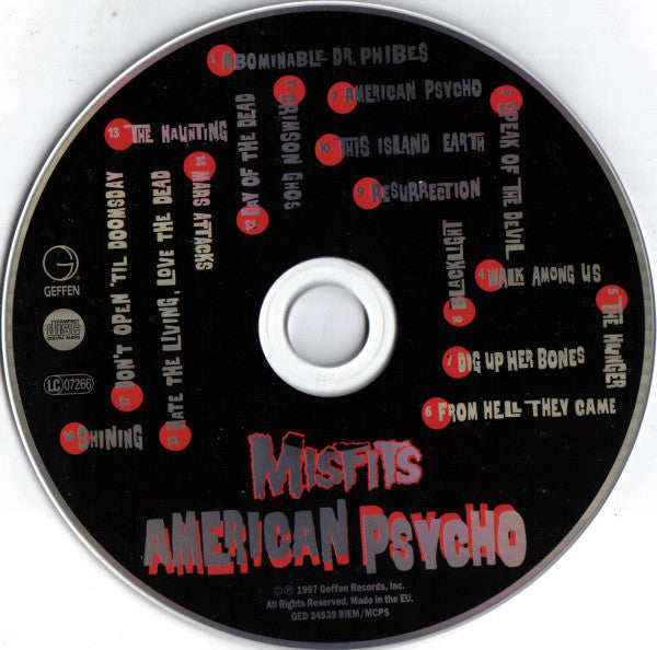 Misfits : American Psycho (CD, Album, RE, EDC)