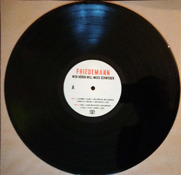 Friedemann* : Wer Hören Will Muss Schweigen (LP, Album)
