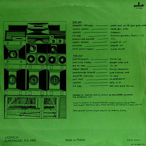Various : Back-Stage Pass (LP, Comp, RE, LDA)