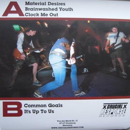 Get The Most : Common Goals EP (7", EP, RP, Red)