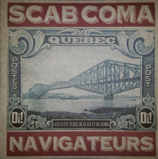 Scab Coma : Navigateurs (7", EP, Ltd, Blu)