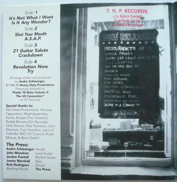 The Press (4) : Is It Any Wonder? (7", EP, Ltd, Pur + 7", EP, Ltd, Blu)