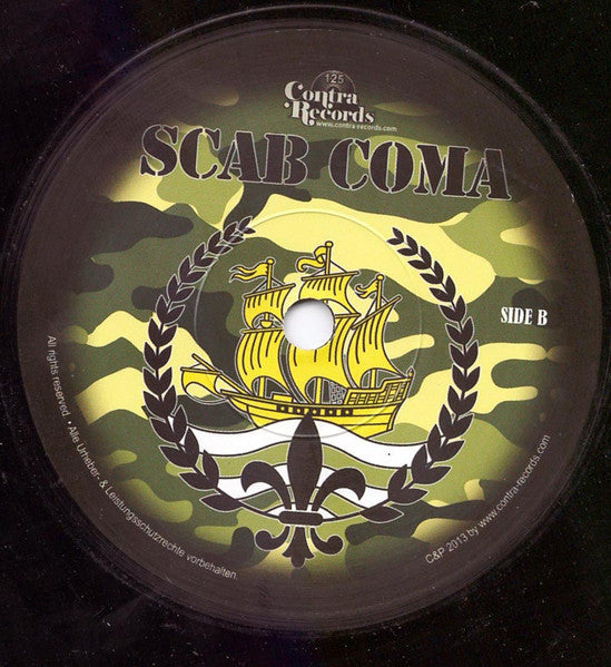 Scab Coma : Scab Coma (7", EP, Ltd)