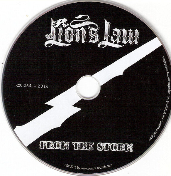 Lion's Law : From The Storm (CD, Album, Dig)