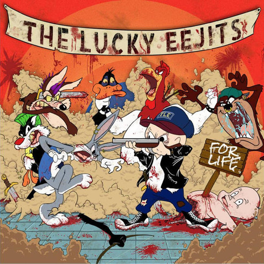 The Lucky Eejits : For Life (10", EP, Ltd, Red)