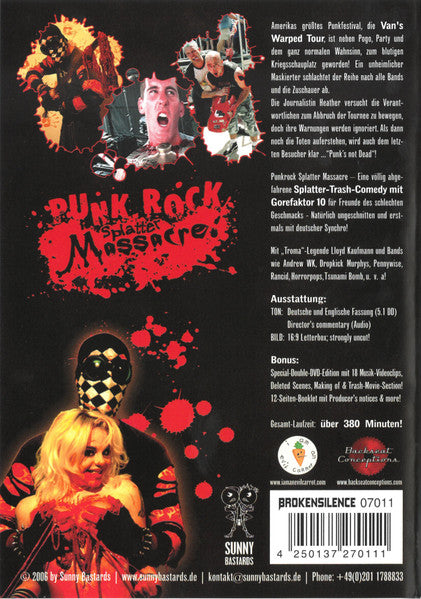 Various : Punk Rock Splatter Massacre (2xDVD-V, Comp)