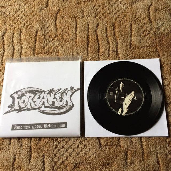 Forsaken : Amongst Gods, Below Man (7", EP, Bla)