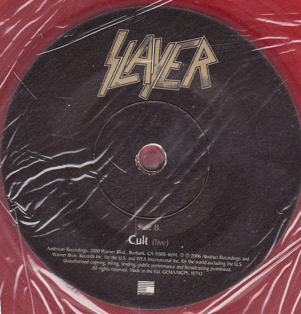 Slayer : Eyes Of The Insane (7", Single, Red)