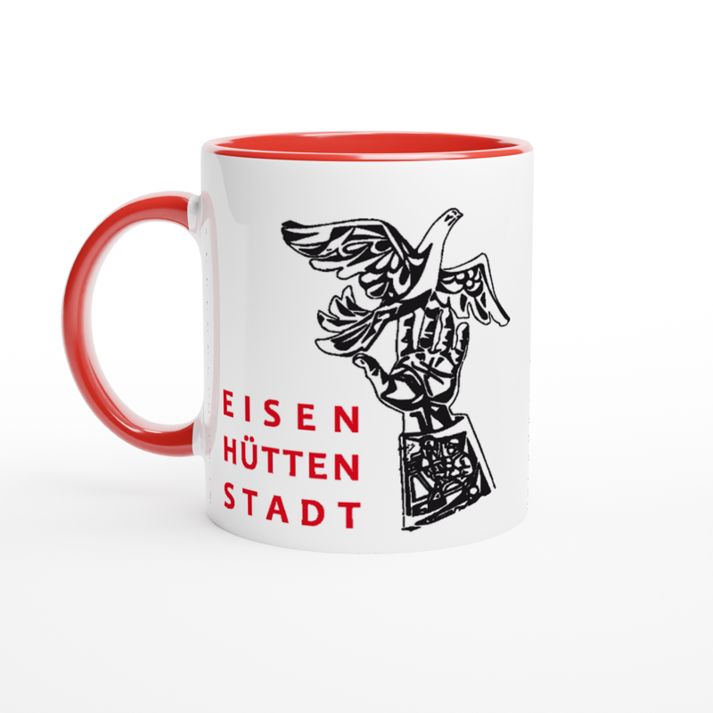 Tasse Eisenhüttenstadt - Womacka Mosaik stilisiert
