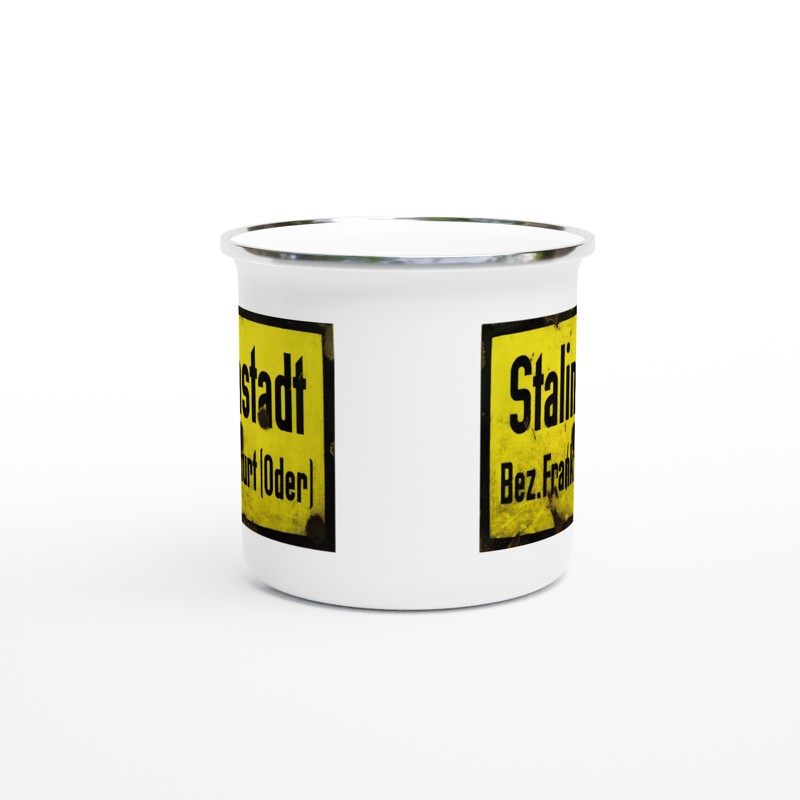 Tasse - Emailie - Bezirk Stalinstadt