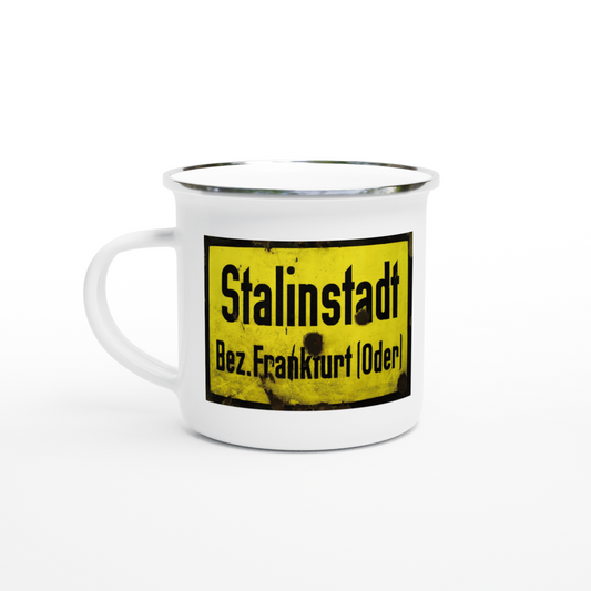 Tasse - Emailie - Bezirk Stalinstadt