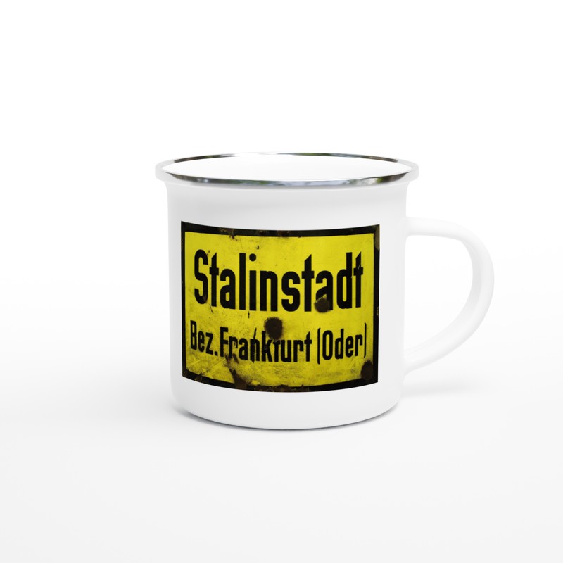 Tasse - Emailie - Bezirk Stalinstadt