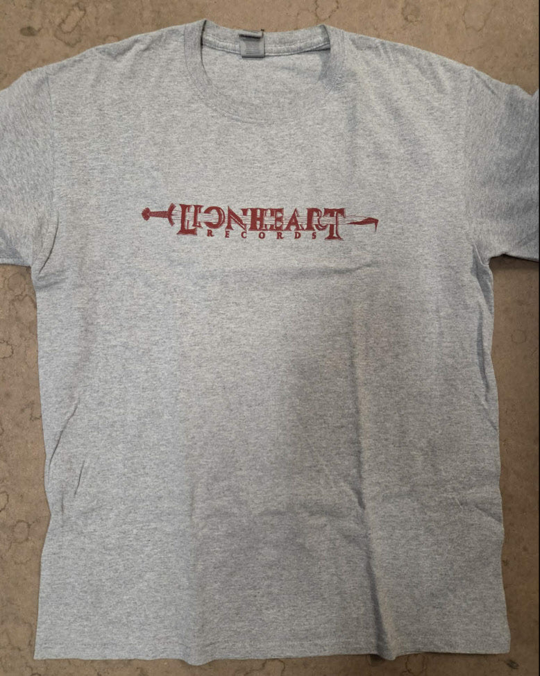 Lionheart Records T-Shirt (grey / M) 2nd Hand Left Over!