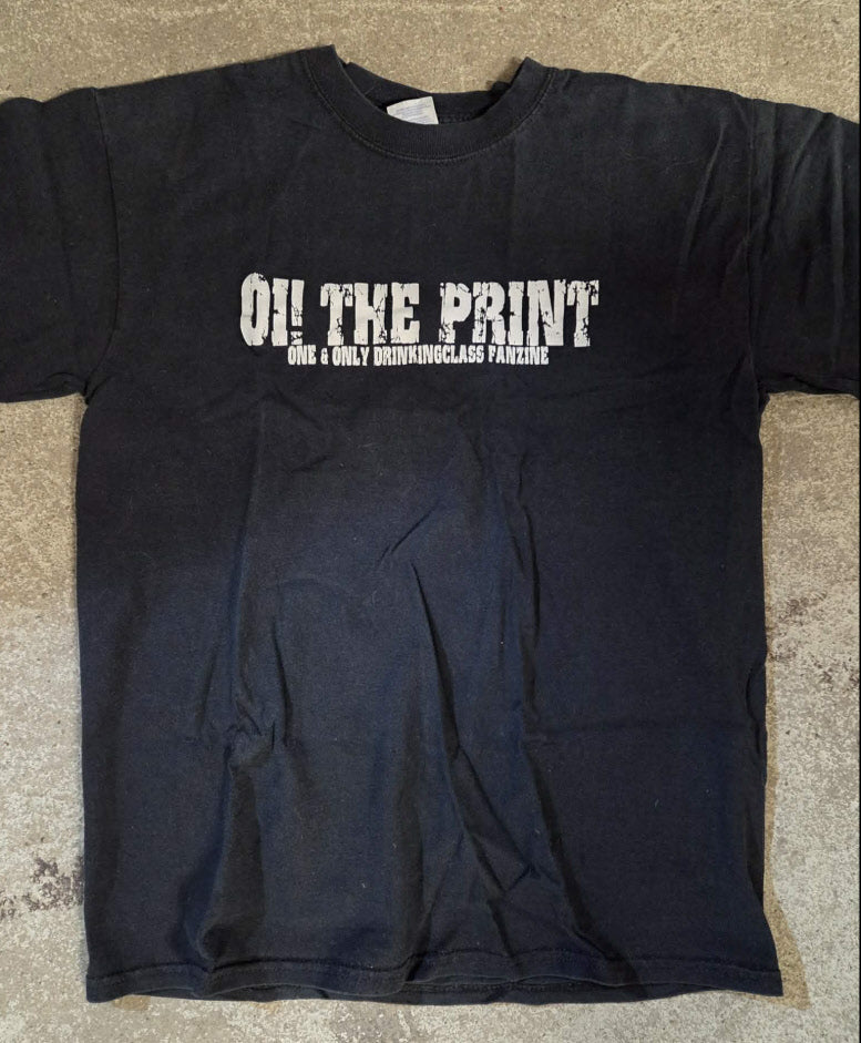 Oi! the Print Fanzine T-Shirt (M / 2nd Hand) Left Over!