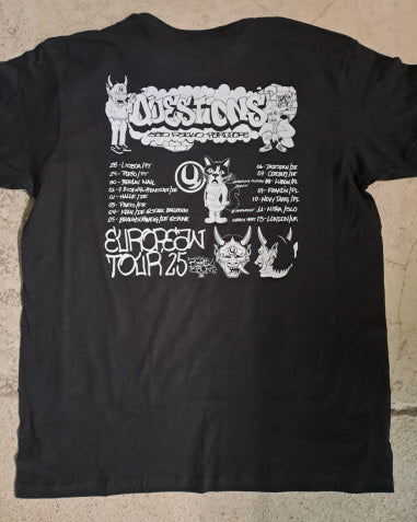 Questions - European Tour 2025 T-Shirt (black, XS-5XL)