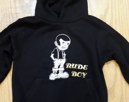 Rudeboy Hoody / Kapu für Kids (black)