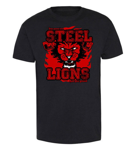 Steel Lions - Hold Your Ground T-Shirt (black, S-5XL)
