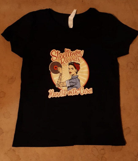 Steeltown Records - Handle With Care - Girlie (navy, S-2XL)