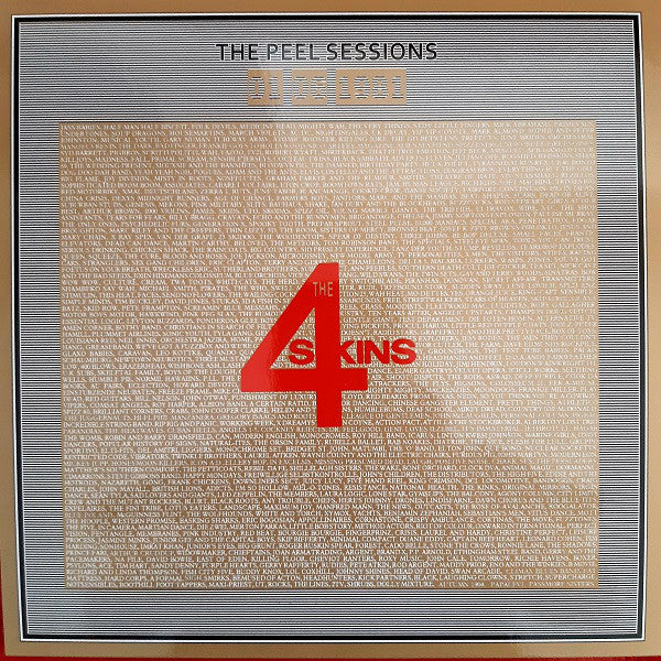 4 Skins ‎– The Peel Session - 01-08-1981 7"EP (lim. 300)