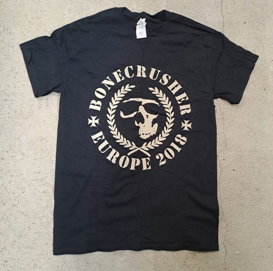 Bonecrusher - Europatour 2018 T-Shirt (black, S) Left Over