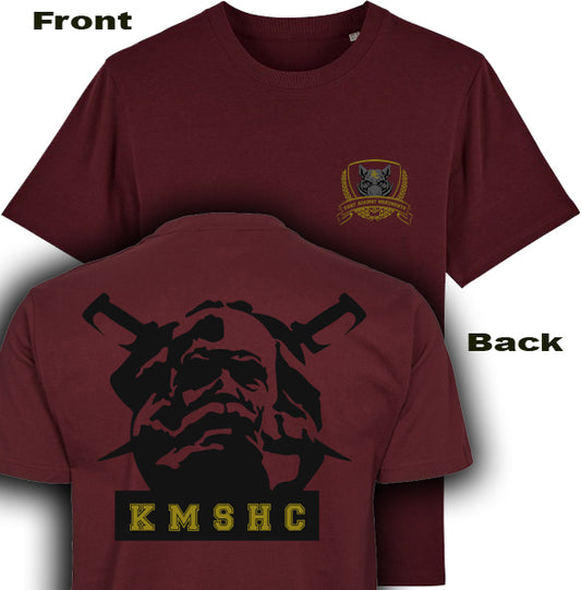 Fight Against Monuments - KMSHC - T-Shirt (S-5XL, weinrot)