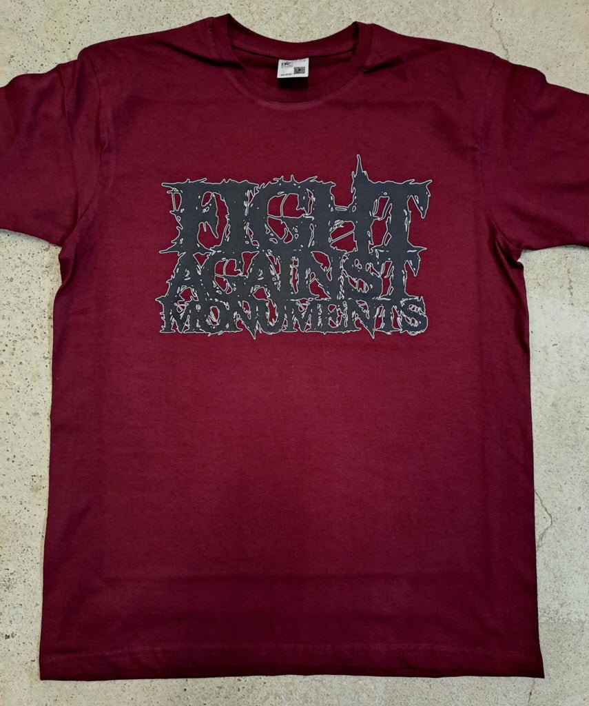 Fight Against Monuments - T-Shirt (S-3XL, weinrot)