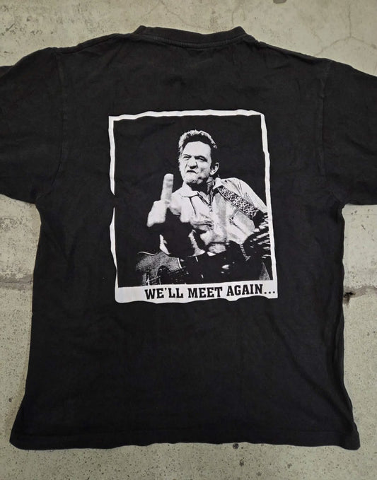 Johnny Cash - Fuck You T-Shirt (Black, M / 2nd Hand) Left Over!