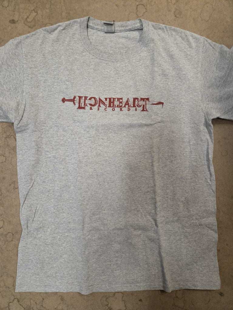 Lionheart Records T-Shirt (grey / M) 2nd Hand Left Over!