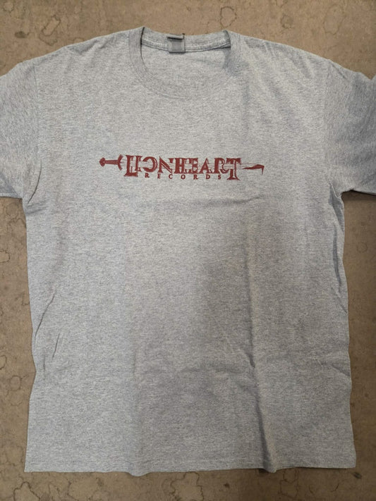 Lionheart Records T-Shirt (grey / M) 2nd Hand Left Over!